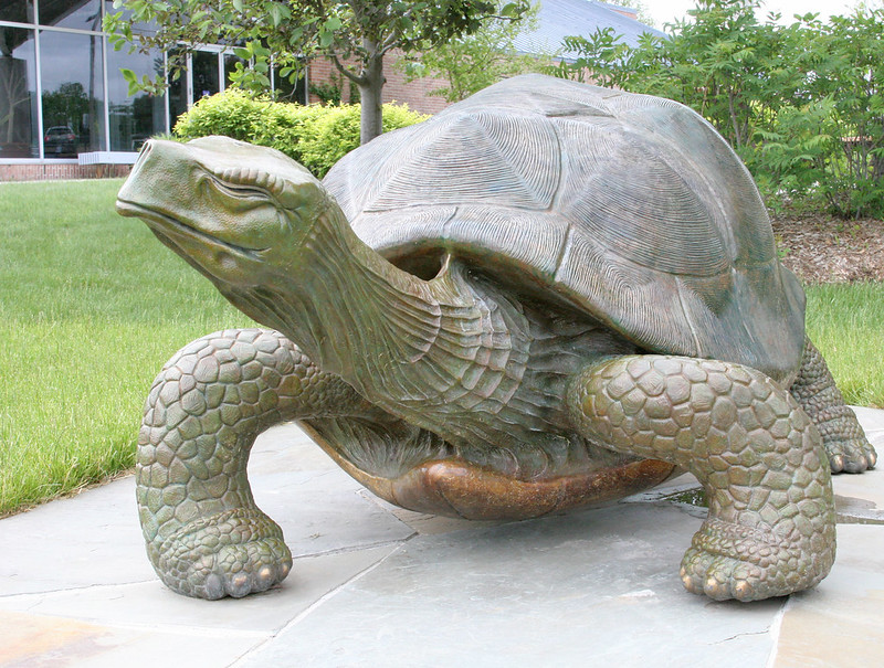 Turtle statue "George"
